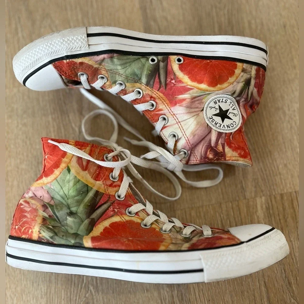 Converse Chuck Taylor All-Star High-Top Grapefruit Print‎ M10 W12